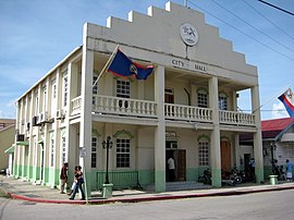 Das Rathaus in Belize City