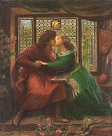 Dante Gabriel Rossetti, Paolo and Francesca da Rimini, 1867