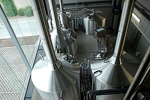 Brouwerij Dilewyns brouwinstalatie