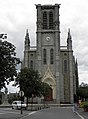 L'église Saint-Martin, façade ouest.