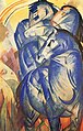 Franz Marc: Der Turm der blauen Pferde 1913 (vermist sinds 1945)