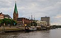 The Weser River in Bremen