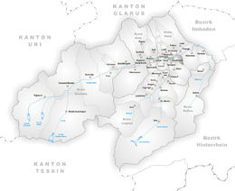 Castrisch - Localizazion