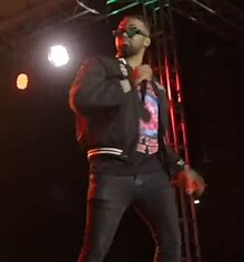 Konshens performing in 2022