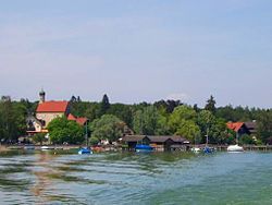 Skyline of Schondorf am Ammersee