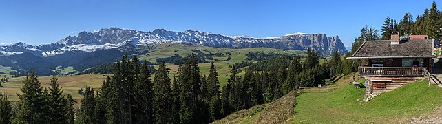 Vue depuis le restaurant Mont Seuc.