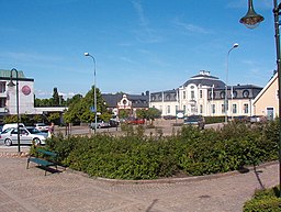 Torget med Gästgivaregården.