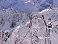 Zweites Teilstück der Luftseilbahn auf den Pic du Midi