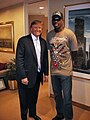 Image 21Dennis Rodman wearing an Ed Hardy shirt, and Donald Trump wearing a navy blue two button suit in 2009 (from 2000s in fashion)