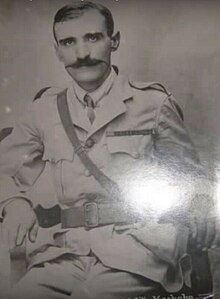 Malik Khoshaba in military gear in 1918