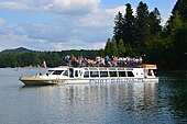 Ferryboat on the lake.