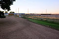 Agriculture Canada research farm stockyards and corral