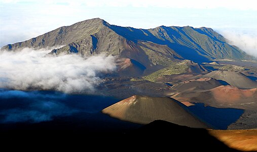 Haleakalā is the highest summit of the Island of Maui.