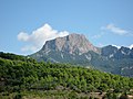 Vista de la Vall de Sóller, amb el cim ocult rere el Penyal del Migdia