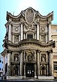 Aediculae in fronte ecclesiae Sancti Carlini in Qurinali, Romae (a Francisco Borromini, saeculo 17)