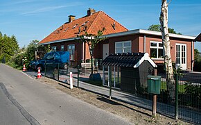 De voormalige diaconiewoningen aan de Zijlvesterweg ten noorden van de Friesestraatweg