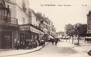 La place Trarieux, actuelle place du Général-Leclerc.