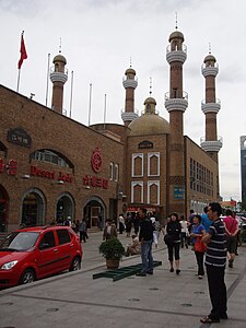 A mosque in Ürümqi