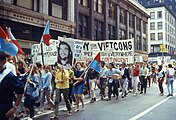 Anti-war movements like the protests of 1968 were demonstrations and revolts against various forms of governmental jurisdiction and corruption. These protests were a major part of 1960s and 1970s popular culture.