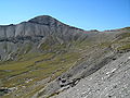 Cime de la Bonette vanuit het zuiden gezien