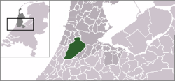 Placering af Haarlemmermeer i Holland