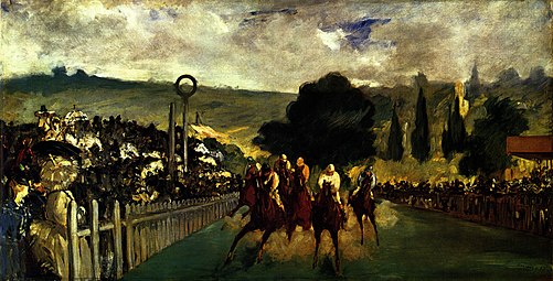 Les Courses à Longchamp, 1867 Art Institute of Chicago