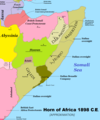 Corne de l'Afrique en 1898