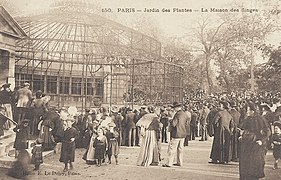 Maison des singes construite dans les années 1830 et détruite en 1934.