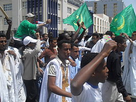 Protesten in Mauritanië op 25 april 2011