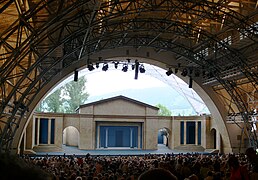 View of the stage during the 2000 production