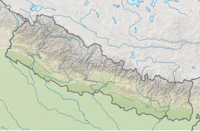 Map showing the location of Manaslu Conservation Area