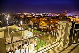 Panorama da plataforma de observação no Parque Henryk Siemiradzki