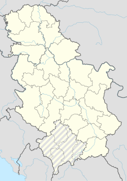 Kriva Reka (Brus) is located in Serbia