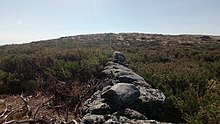 Cerca divisoria en la sierra entre el término de Trescasas y Sonsoto respectivamente