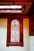 Stained glass windows (ceiling and wall)