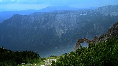 Hajdučka Vrata vid Jablanica.