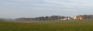 Innviertleska panorama kod Burgkirchena