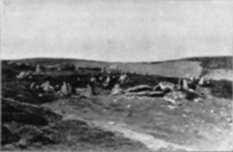 Meayll Hill stone circle, Isle of Man, 1894