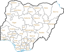 Photo Showing States in Nigeria by Geography