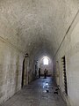 The corridor from the entrance to the courtyard (looking east, with the mosque entrance on the right)