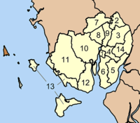 Map of districts