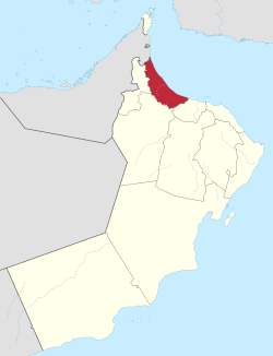 Al Batinah Utara, Kegabenoran Oman