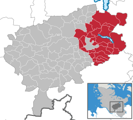 Amt Trave-Land – Mappa