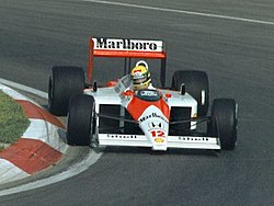 Senna a McLarenben a kanadai nagydíjon