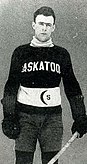 Bill Cook with the Saskatoon Crescents