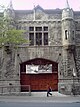 View of the entrance to the Black Watch Armoury in Montreal