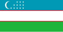 Flage de Uzbekistan