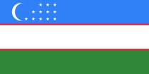 Vlag van Oesbekistan