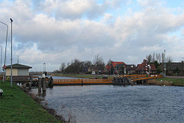 De Koedijkervlotbrug bij Koedijk gem. Alkmaar