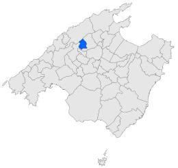 Mancor de la Vall – Mappa